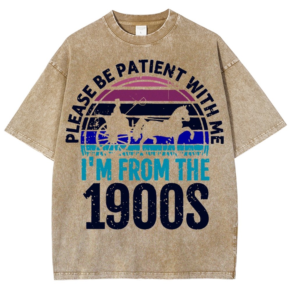 Please Be Patient With Me I'm From The 1900s Vintage Distressed T-shirt