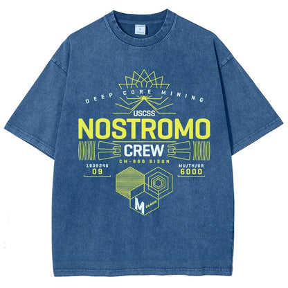 Nostromo Crew Vintage Distressed T-shirt