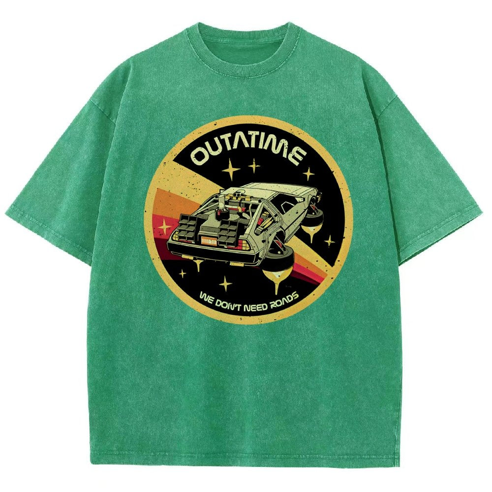 Vintage Time Travel Vintage Distressed T-shirt