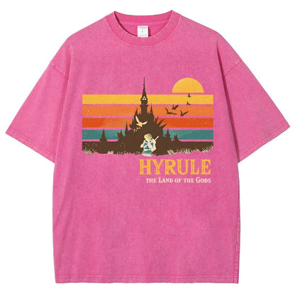 The Land Of Gods Vintage Distressed T-shirt