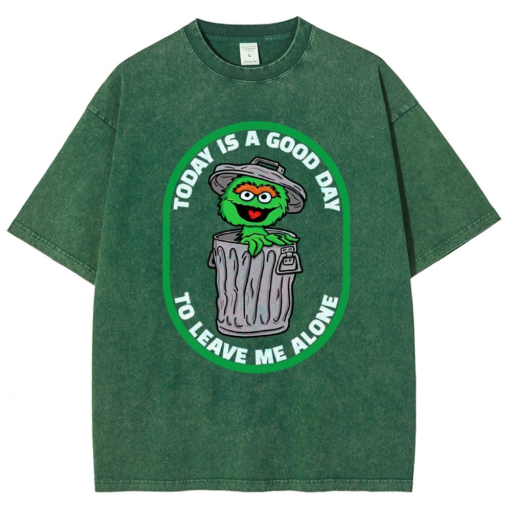 A good day to leave me alone Vintage Distressed T-shirt