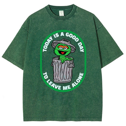 A good day to leave me alone Vintage Distressed T-shirt