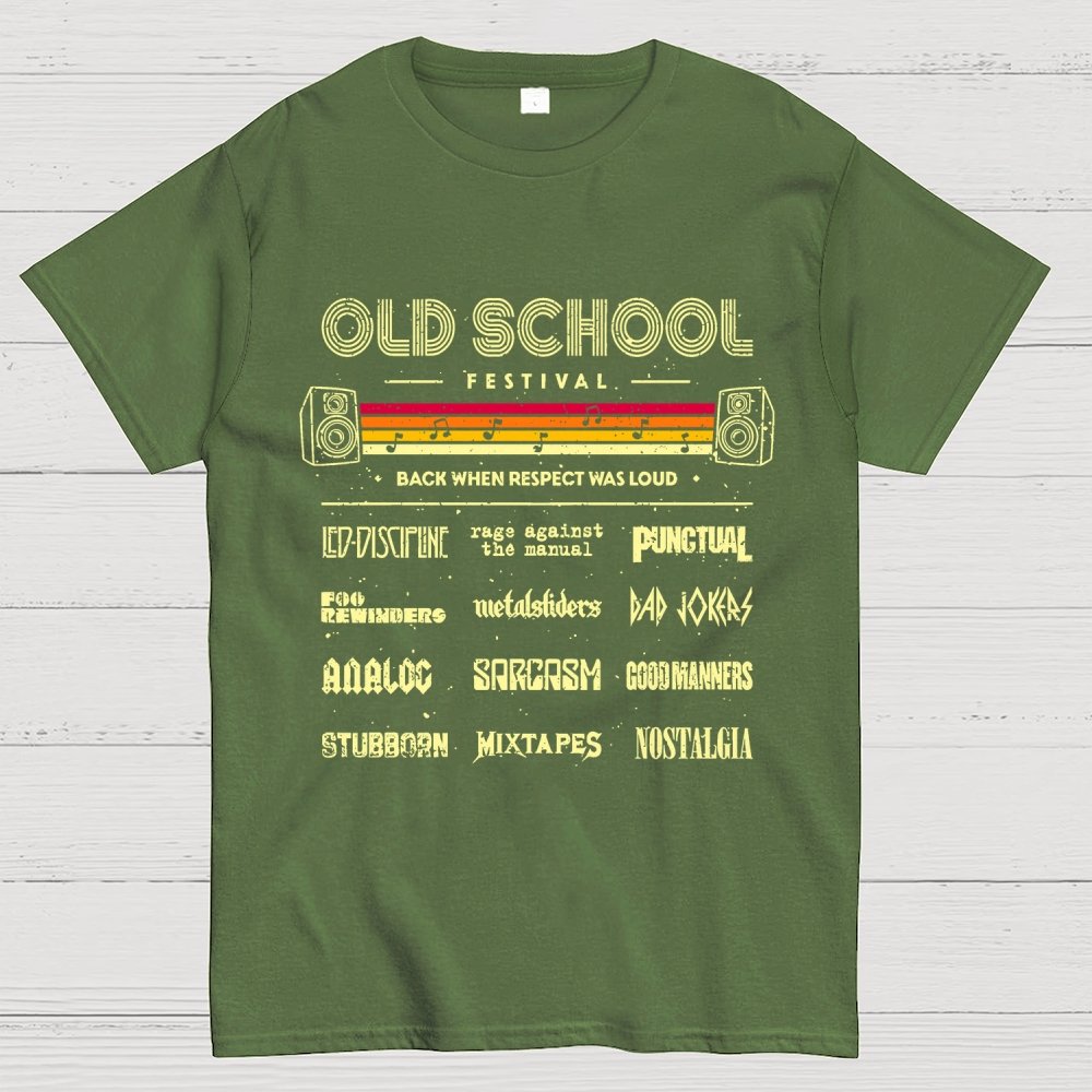 Old School Festival Unisex Geek T-Shirt