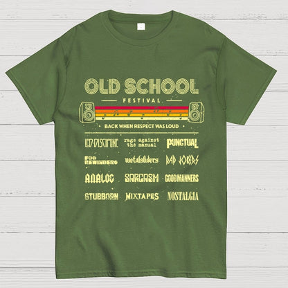 Old School Festival Unisex Geek T-Shirt