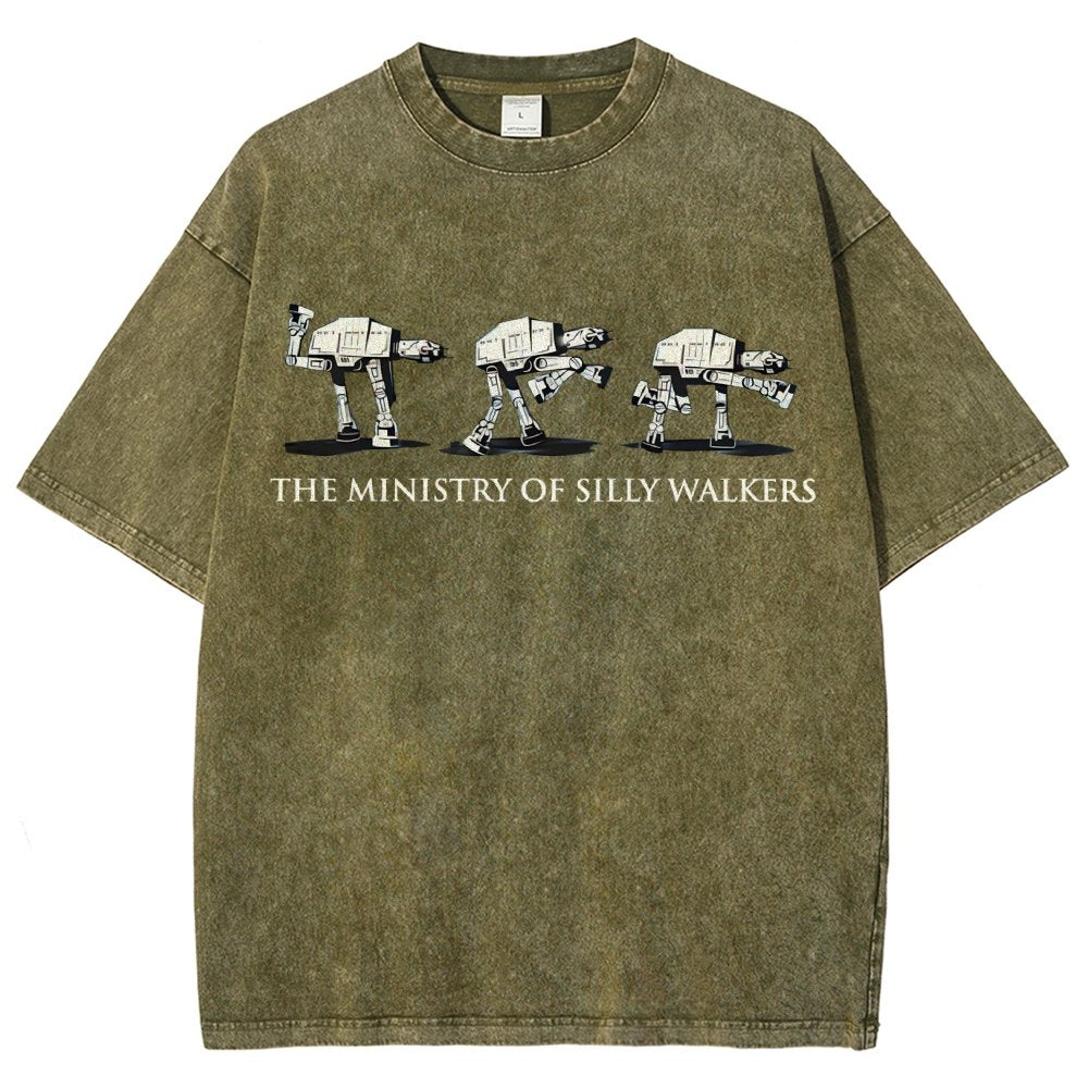 The Ministry Of Silly Walkers Vintage Distressed T-shirt