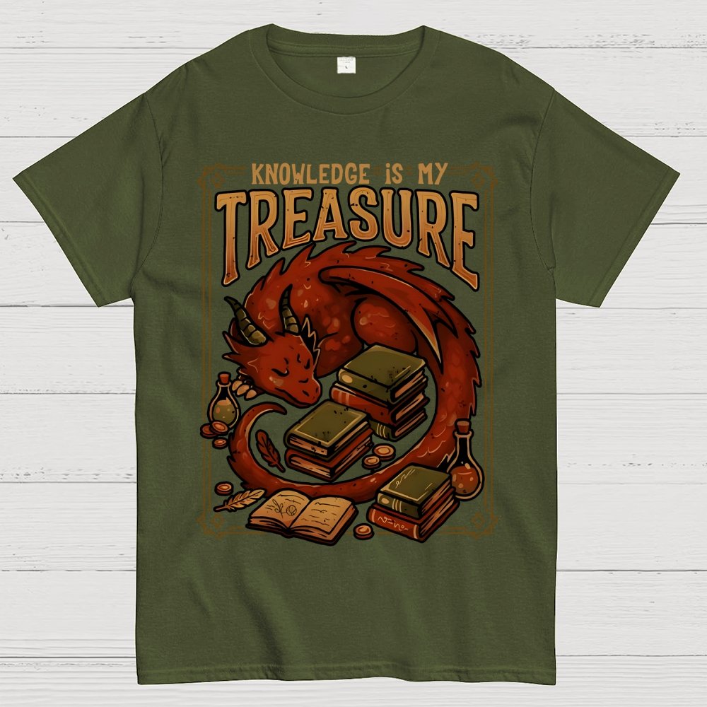 Knowledge Is My Treasure Geek T-Shirt