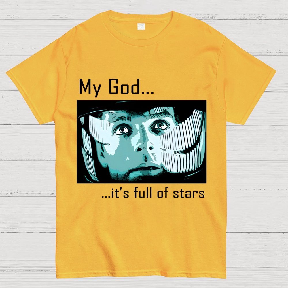 My God t's full of stars! Unisex Geek T-Shirt