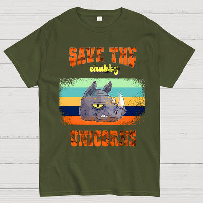 Save the Chubby Unicorns Geek T-Shirt