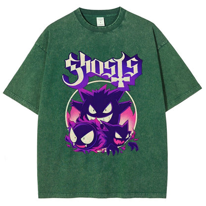 Haunted Ghosts Vintage Distressed T-shirt
