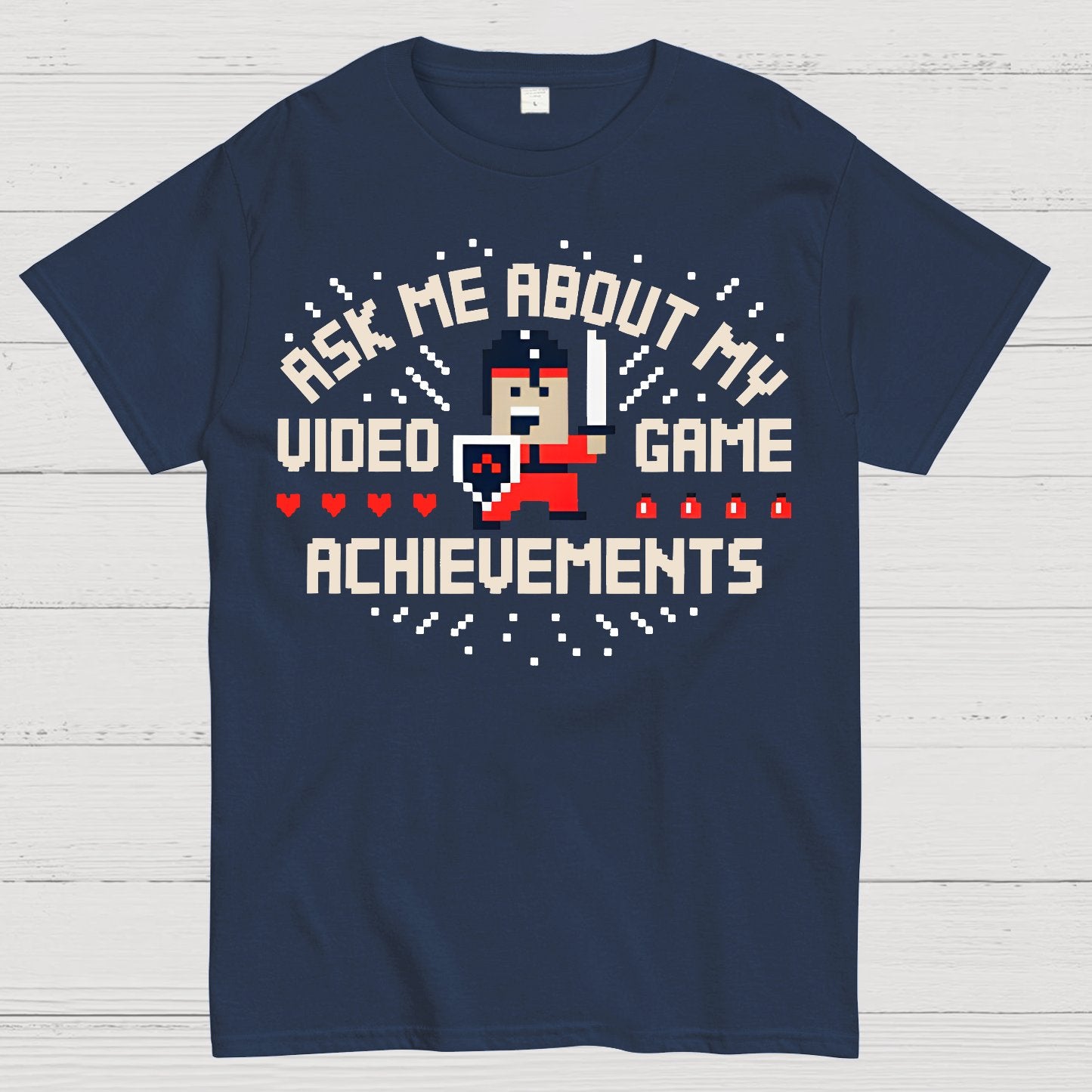 Ask Me About My Video Game Achievements Geek T-Shirt