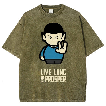 Live Long Vintage Distressed T-shirt
