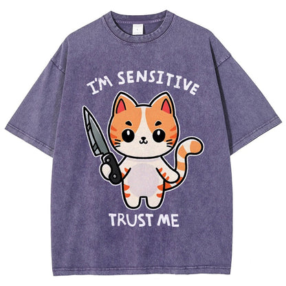 I'm Sensitive Vintage Distressed T-shirt