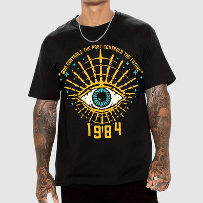 1984 George Orwell Control The Future Geek T-Shirt