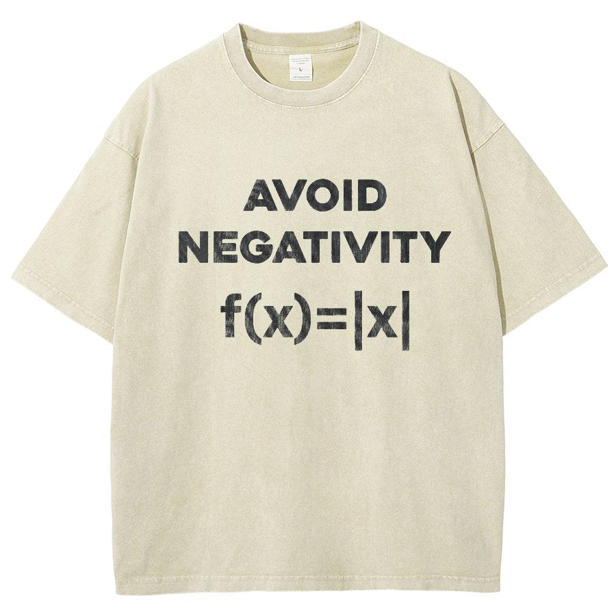 Avoid Negativity Vintage Distressed T-shirt