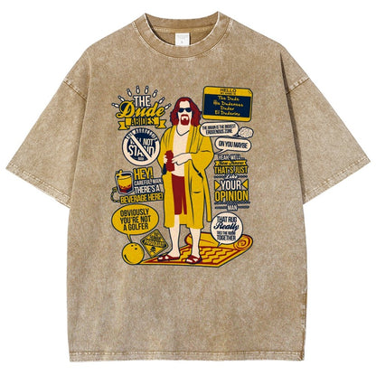 The Dude Quotes Vintage Distressed T-shirt