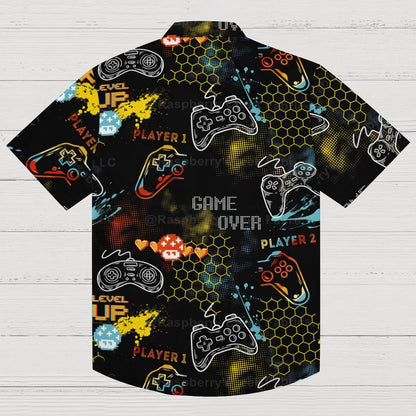 Retro Videos Games Geek Hawaiian Shirt