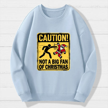 Christmas Caution Geek Cotton Sweatshirt
