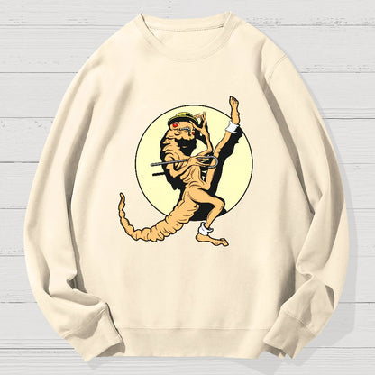 Space-themed Funny Magnet Geek Cotton Sweatshirt