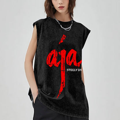 Aja Vintage Distressed Washed Tank