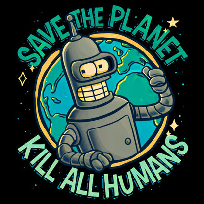 Save The Planet Kill All Humans Geek Cotton Hoodie