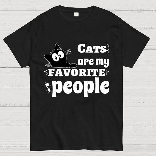 Cats Are My Favorite People Unisex Geek T-Shirt