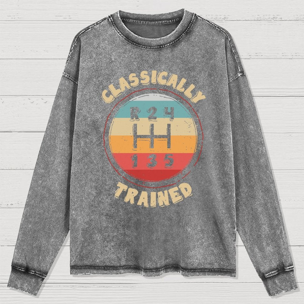 Classically Trained Washed Long Sleeve Tee