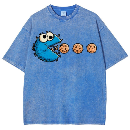 NomNom-Cookie Adventure Vintage Distressed T-shirt