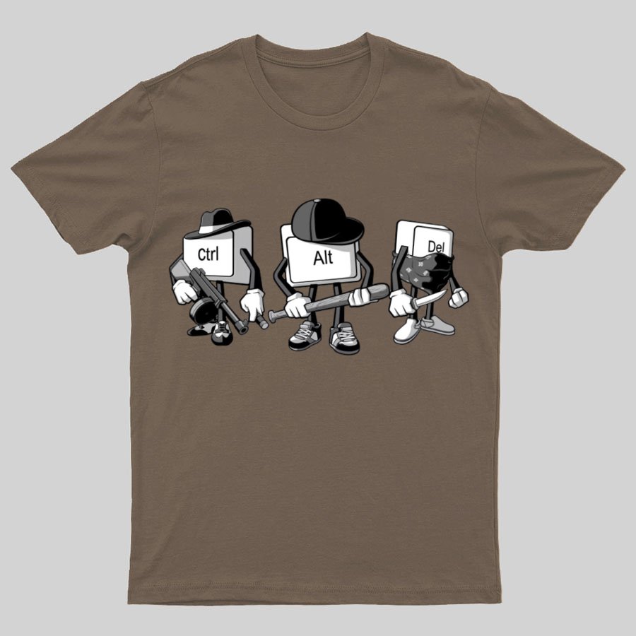 Computer Mafia Funny IT Geeky T-Shirt