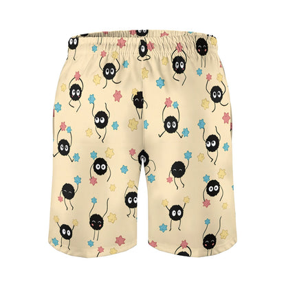 Cute Little Black Ball Geek Shorts