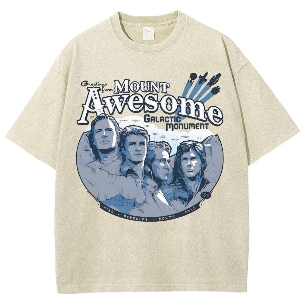 Mount Awesome Vintage Distressed T-shirt
