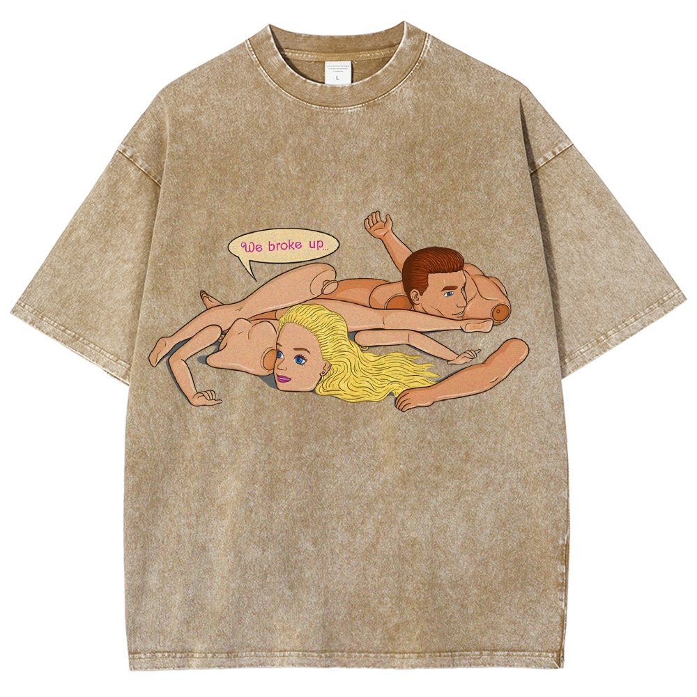 The Break up Vintage Distressed T-shirt