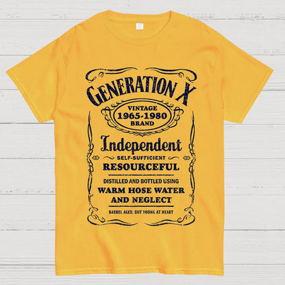 GEN X Barrel Aged, But Young At Heart Geek T-Shirt