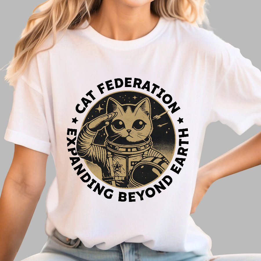 Universal Domination Cat Geek T-Shirt