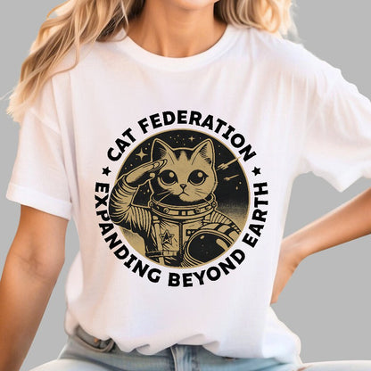 Universal Domination Cat Geek T-Shirt