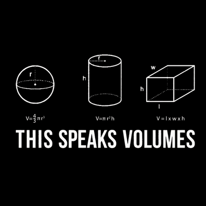 This Speaks Volumes Geeky T-Shirt