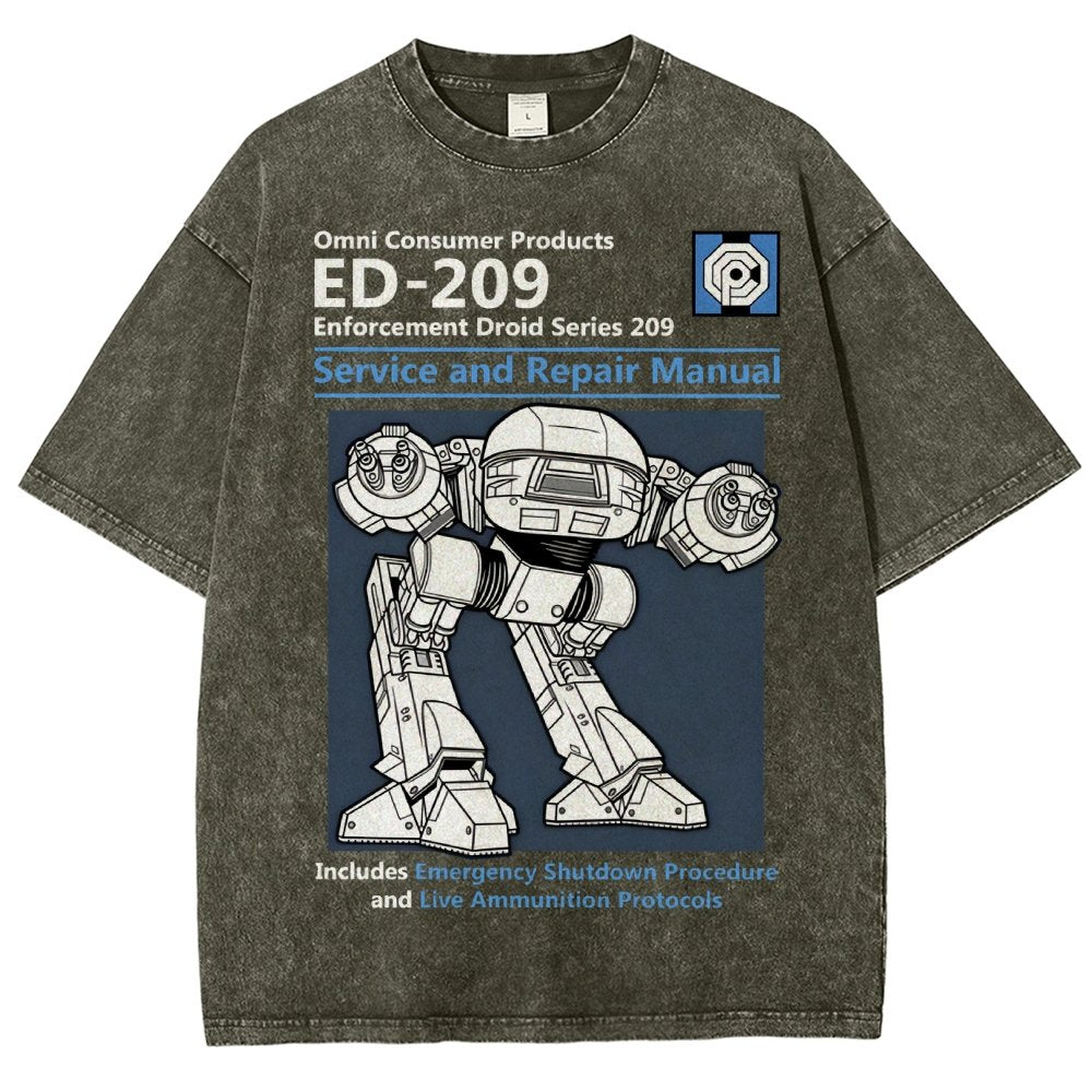 Robotic Unit Service and Repair Manual Vintage Distressed T-shirt