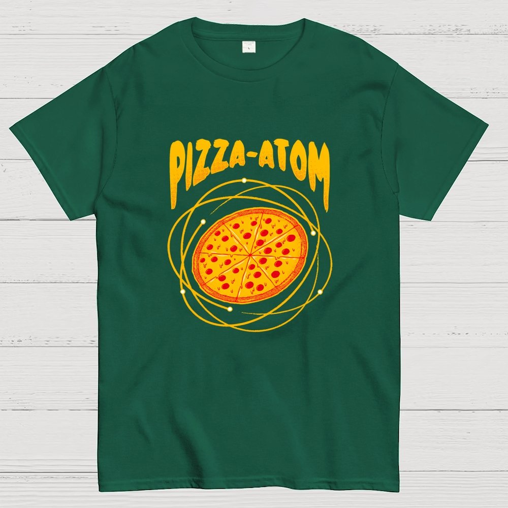 Pizza Atom Science Geek T-Shirt