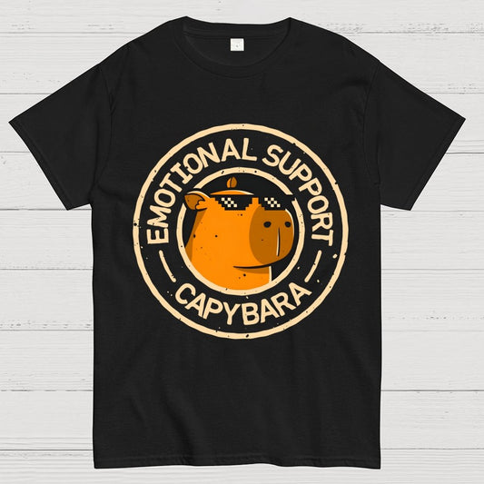 Emotional Support Capybara Geek T-Shirt