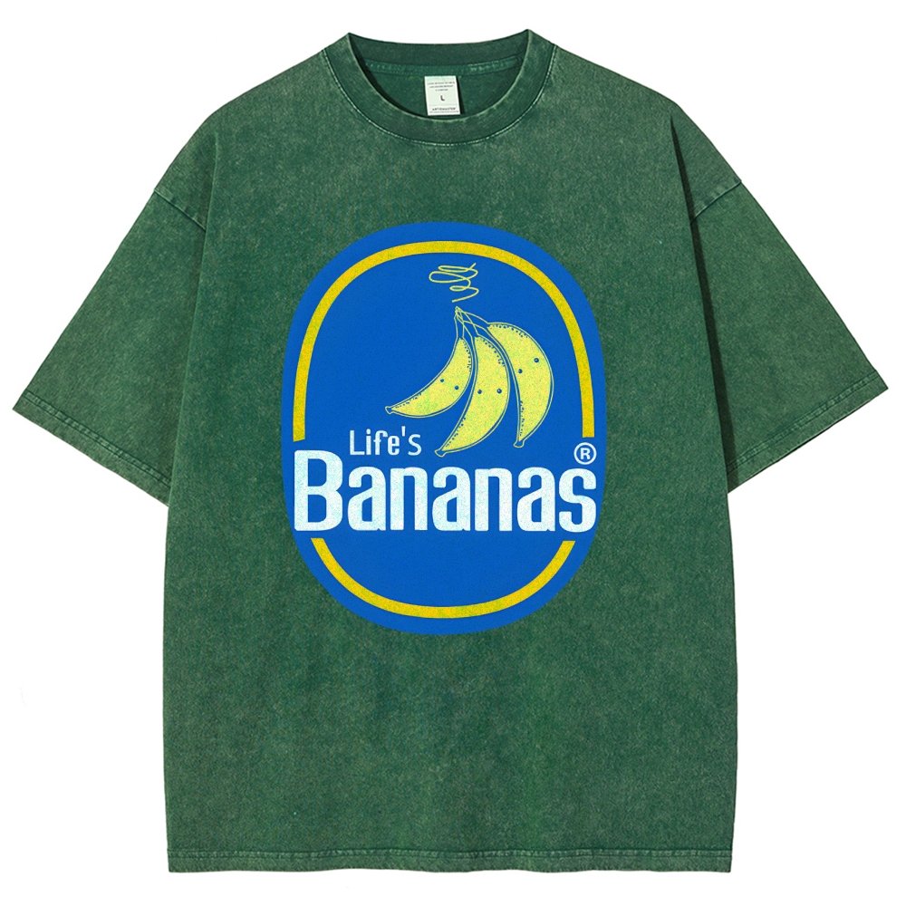 Life's Bananas Vintage Distressed T-shirt