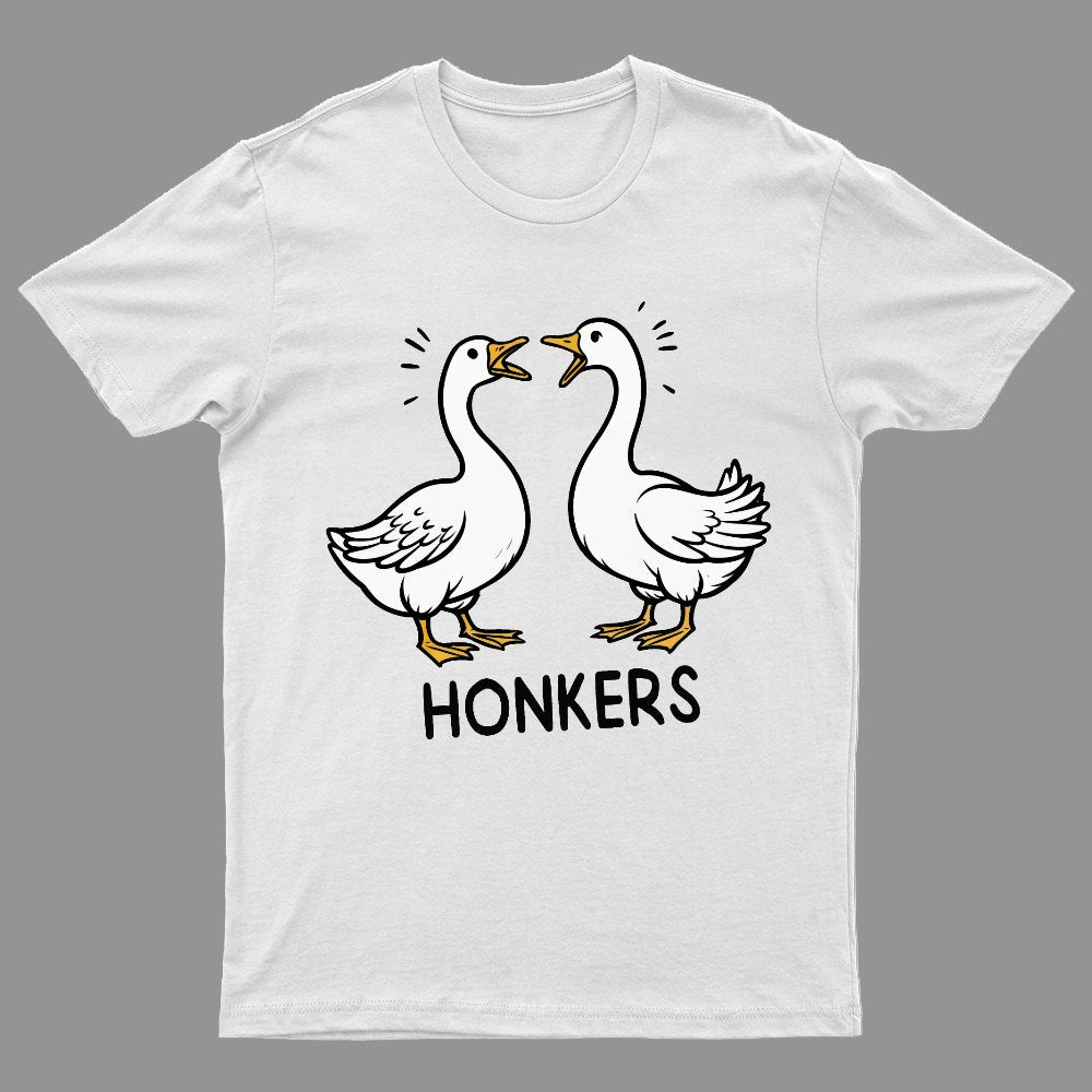 Honkers Funny Goose Geeky T-Shirt