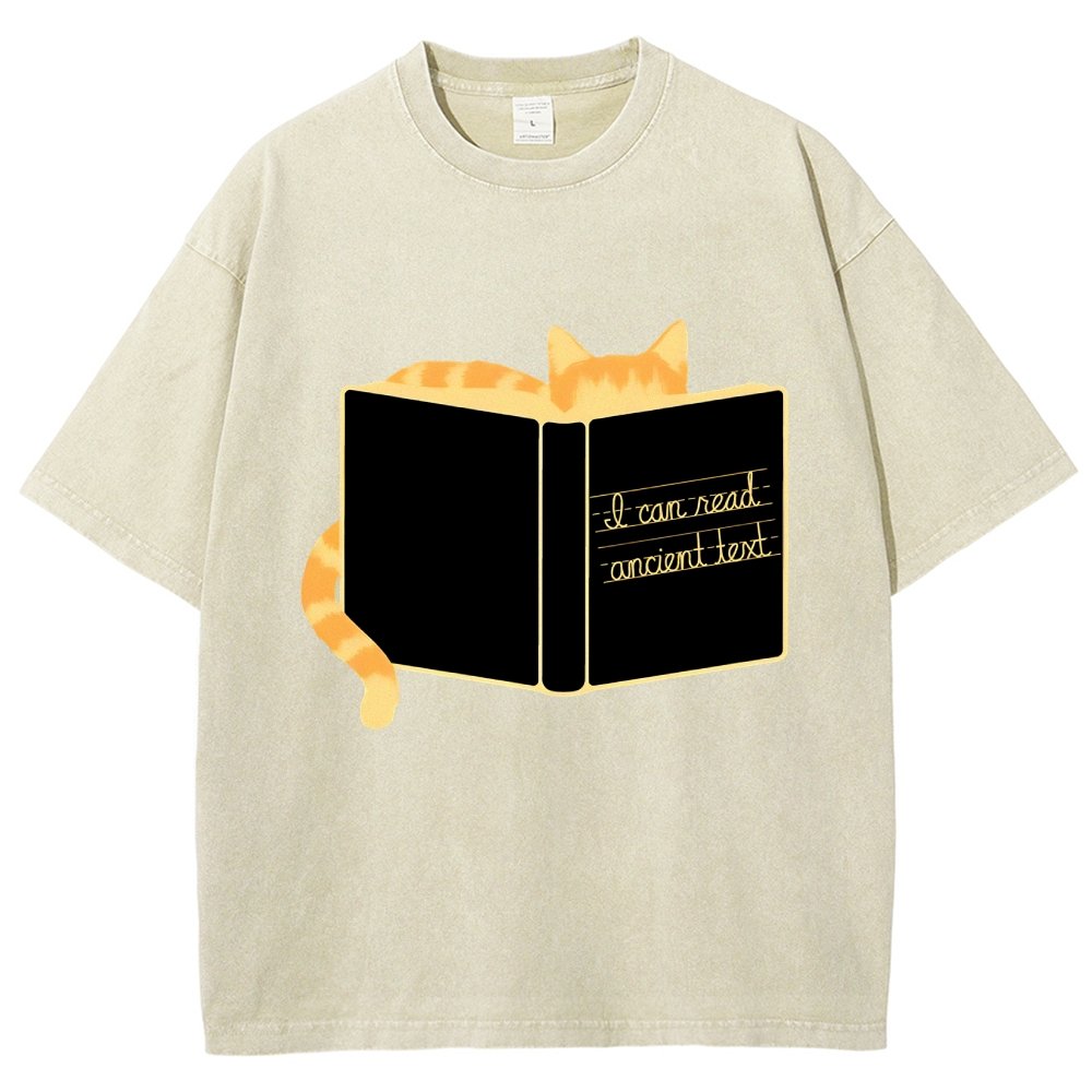 Ancient Text Vintage Distressed T-shirt