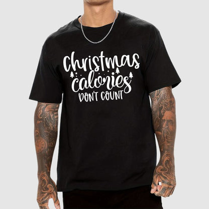 Christmas Calories Don't Count Geek T-Shirt