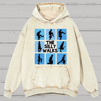 The Silly Walks Vintage Distressed Hoodie