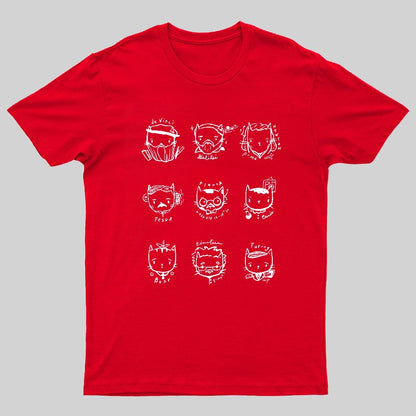 Mad Science Cats Geeky T-Shirt