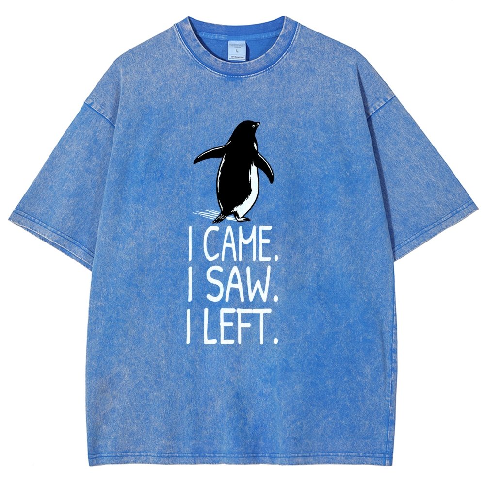 Nihilist Penguin Vintage Distressed T-shirt