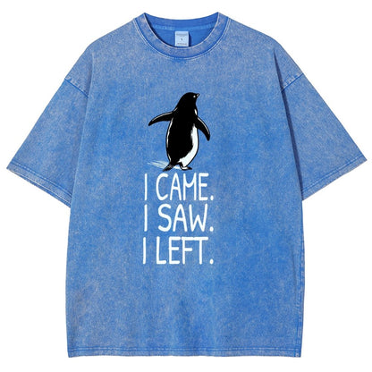 Nihilist Penguin Vintage Distressed T-shirt
