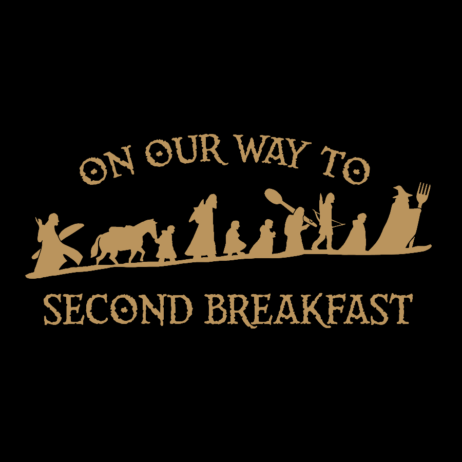 On Our Way to Second Meal Geek Cotton Sweatshirt