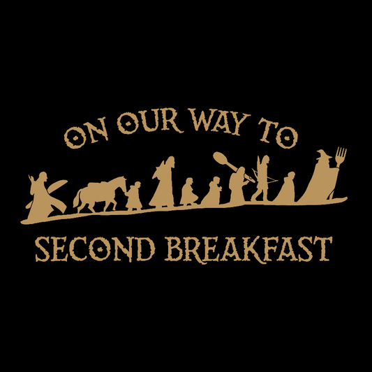 On Our Way to Second Meal Geek Cotton Sweatshirt