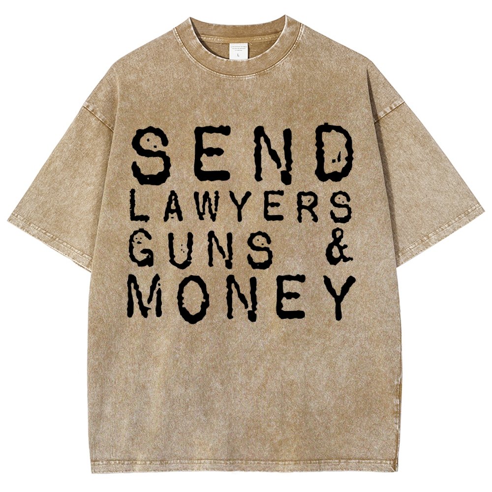 Send Lawyers Guns And Money Vintage Distressed T-shirt