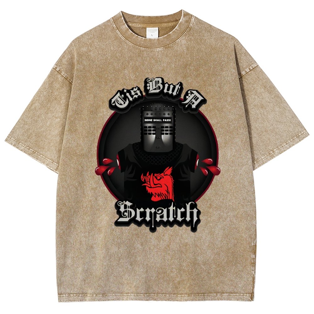 Tis But A Scratch Vintage Distressed T-shirt